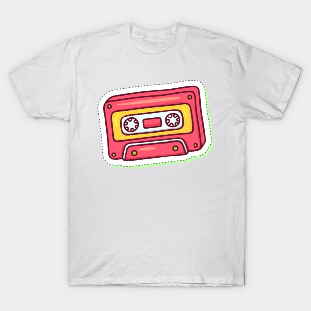 Cassette tape T-Shirt by timegraf